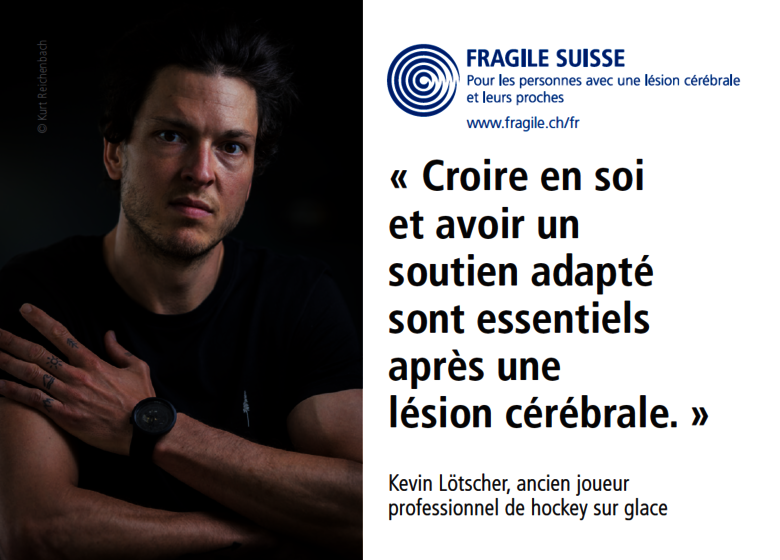 Kevin Lötscher, ambassadeur de FRAGILE Suisse Annonce de remplissage - Kevin Lötscher